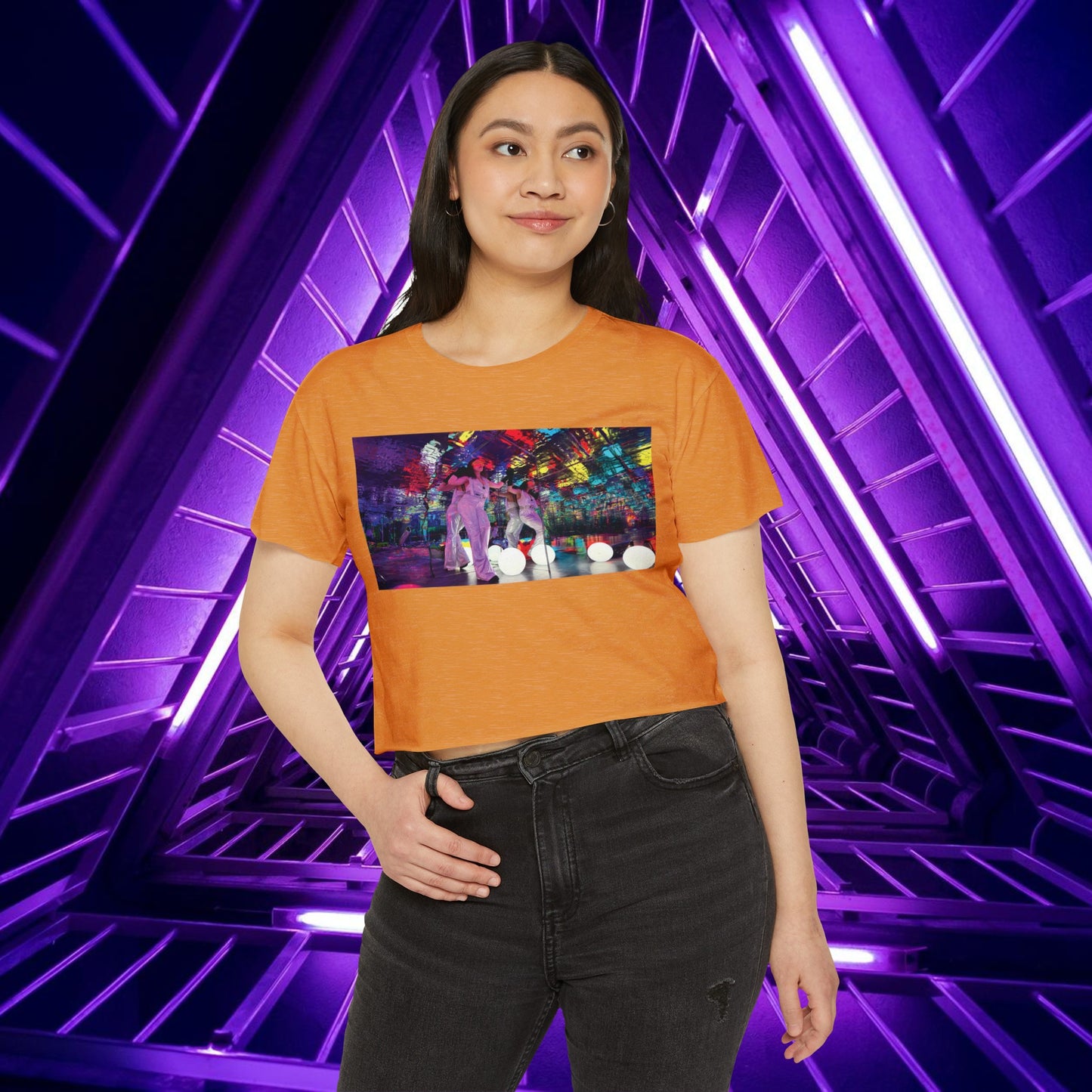 Le Jardin des Lumières - Women's Crop Top