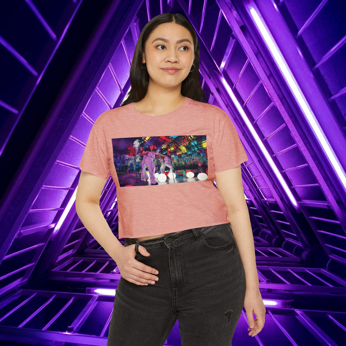 Le Jardin des Lumières - Women's Crop Top