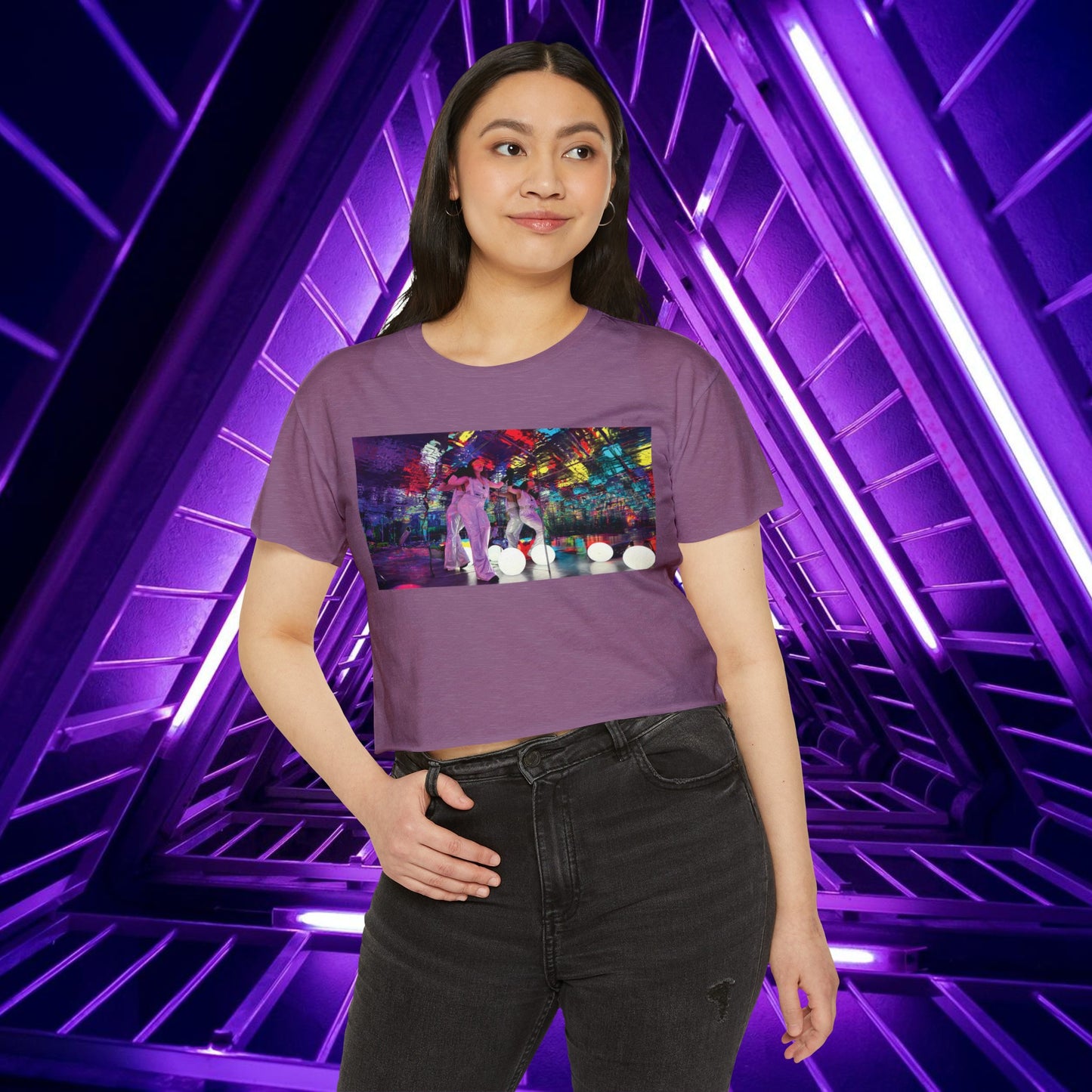Le Jardin des Lumières - Women's Crop Top