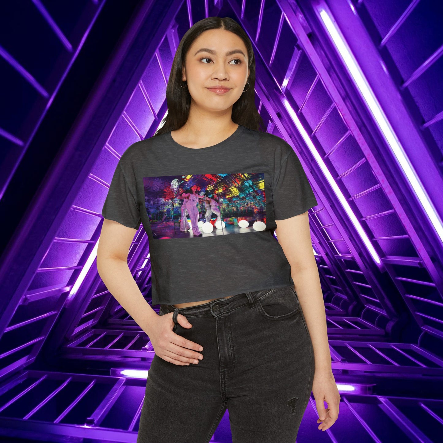Le Jardin des Lumières - Women's Crop Top